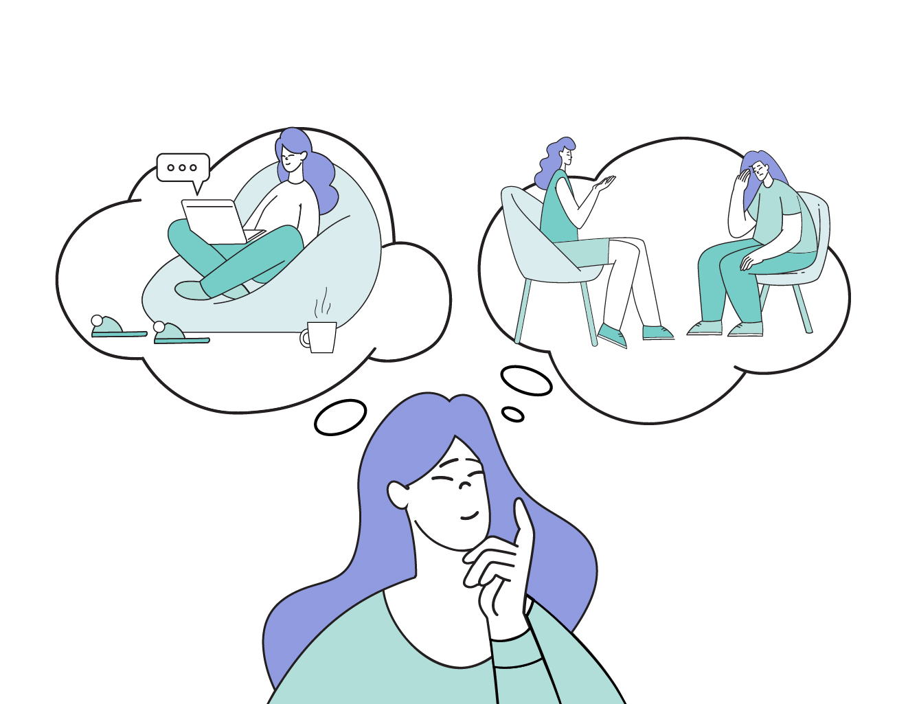 مشاوره آنلاین بهتر است یا حضوری؟